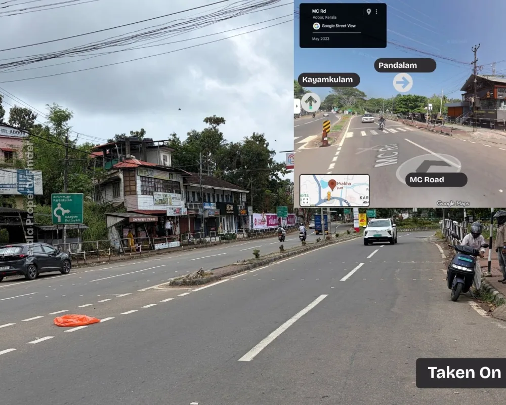 Prime 10-Cent & 18-Cent Land for Sale in Adoor, Kerala  170 m from MC Road - Residential for Sale in Adoor, Pathanamthitta