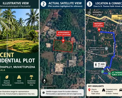 17 Cent Residential Plot for Sale  Vazhapilly, Muvattupuzha, Kerala - Residential for Sale in Muvattupuzha, Ernakulam
